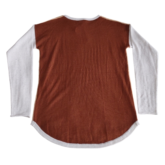 NWT Smartwool Size Small Shadow Pine Colorblock Honey Gold Donegal Sweater - Picture 2 of 16